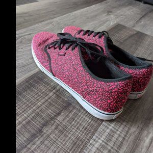 Hot Pink Cheetah Print Vans